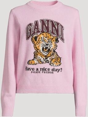 Ganni Pink Sweater
